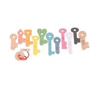 TickiT Clés en bois 73474 – Arc-en-ciel