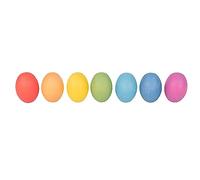TickiT 74005 Rainbow Wooden Eggs Set of 7 - A Great Pre-school Educational Toy, Red, Orange, Yellow, Green, Blue, Indigo, Violet