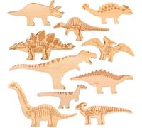TickiT Jouet en bois 74061 Dinosaure – Blocs de construction empilables