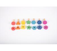 Tickit Arc-en-ciel Écrous & Boulons en bois