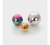 tickit Boules sensorielles en Acier Inoxydable - sphères facettées Miroir avec Son et Mouvement pour l'exploration sensorielle, Le développement de la motricité Fine et l'apprentissage précoce