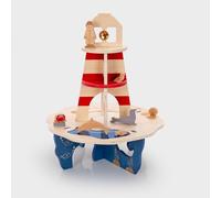 tickit FSC® Jeu Phare en bois - Petit monde en contreplaqué de bouleau avec piscine de roche, détails sensoriels et design fendu pour un jeu côtier imaginatif