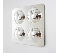 tickit Grand Panneau Miroir Acrylique à 4 dômes | Miroir sensoriel dès 3 ans pour explorer reflets déformés et reconnaissance de soi.