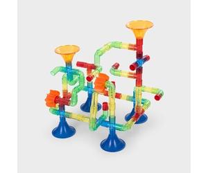 tickit Kit de Construction de tuyaux d'eau translucides - Tuyaux de raccordement colorés pour Construire des Pistes d'eau, Explorer Le Flux et développer l'apprentissage précoce des STEM par Le Jeu