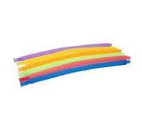 tickit Lot de 6 Tubes sensoriels Extensibles de Couleur translucide pour Jeux d'eau, motricité, Coordination et Plaisir créatif