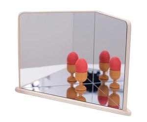 tickit Miroir en Bois à 4 Faces | Miroir sensoriel pour découvrir reflets infinis, symétrie et lumière.