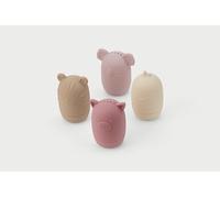 tickit Silisoft Animal Squirters 4 Animaux Jouet de Bain en Silicone Souple avec Sifflement d'eau et Shaker sensoriel Caractéristiques pour Jeu créatif, Terre