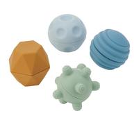 Lot de 4 balles sensorielles en silicone multi-coloured TU