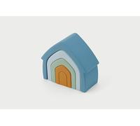 tickit Silisoft Maisons empilables - 4 Sections empilables en Silicone pour la motricité Fine, la Construction créative et Le Jeu Ouvert, Neutre