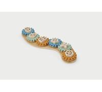 tickit Silisoft Puzzle sensoriel en Silicone Souple avec 4 Formes géométriques pour la motricité Fine de bébé, Le développement cognitif et l'apprentissage précoce, Neutre