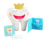 Tickle & Main Tooth Fairy Kit de 3 oreillers avec bloc-notes et pochette souvenir