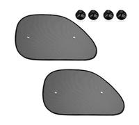 TICKLELY 2 ensembles Pare-Soleil Voiture - Protection Solaire Voiture avec Ventouse, Pare-Soleil Double Couche, Couverture Fenêtre Voiture