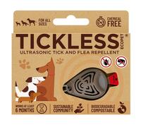 Tickless EcoPet - Répulsif Anti-tiques et Anti-puces Naturel à ultrasons pour Animaux de Compagnie - Marron