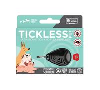 TICKLESS Pet Répulsif Anti-tiques et Anti-puces à ultrasons -Noir