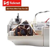 TicKnot - Kit de montage de ventilateur de refroidissement DC imprimé en 3D, pour SEGA Dreamcast Game Noctua, adaptateur de ventilateur, radiateur sans balais 5V Fan