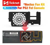 TicKnot - support de ventilateur de mise à niveau silencieux 5V, pour Console Fat Playstation2 (SCPH-3XXXX et SCPH-5XXXX), Kit de ventilateur Noctua, ventilateur de refroidissement pour PS2 Braket Onl