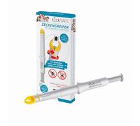 tickSAFE Griffe à tiques avec tête de préhension rotative pour Une Utilisation chez l'homme | La Meilleure Alternative à la Pince à tiques - il Suffit de Tourner pour extraire la Tique en Douceur