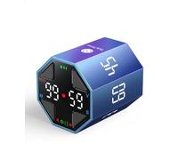 Ticktime Pomodoro Horloge cube de productivité, minuterie TDAH, pause et reprise, muet, vibration et alerte sonore réglable, pour tâche, travail, TDAH, 3/5/10/15/30/45/60 minutes et compte à rebours