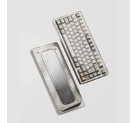 Ticktype EVO75 Clavier mécanique sans fil tri-mode personnalisé, Disposition US, Entièrement en aluminium à remplacement rapide, Montage à ressort plat, Compatible VIA, Démontage rapide, Switchs Cream