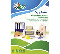 Tico 4-3622 SL-Étiquettes A4 100 feuilles Boîte de 36 x 22 mm Argent Satiné