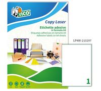 Tico 947878 Pack de 100 Feuilles d'Etiquettes Papier Blanc