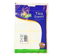 Tico 947908 Pack de 10 Feuilles d'étiquettes autocollantes Blanc