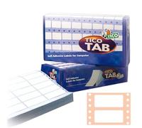 Tico 947933 Boîte de 500 Etiquettes autocollantes Papier Blanc