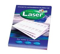 Tico Copy Laser Premium - Auto-adhésif - blanc - 200 x 142 mm 200 étiquette(s) (100 feuille(s) x 2 étiquettes adresses