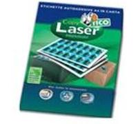 Tico LP4W-10536 Étiquettes blanches avec marges, 100 feuilles