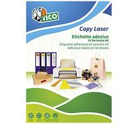 Tico Copy Laser Premium - Papier - auto-adhésif permanent - vert fluorescent - 99.1 x 67.7 mm 560 étiquette(s) (70 feuille(s) x 8 étiquettes