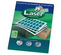 Tico Copy Laser Premium - Papier - mat - adhésif permanent - blanc - 37 x 14 mm 10000 étiquette(s) (100 feuille(s) x 100 étiquettes Blanc G