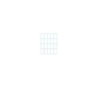 Tico E-3622 étiquette auto-collante Rectangle Permanent Blanc 200 pièce(s)