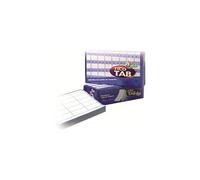 Tico TAB - Papier - adhésif permanent - perforé - blanc - 100 x 36.2 mm 4000 étiquette(s) (500 feuille(s) x 8 étiquettes