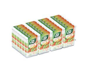 TicTac Duo Goûts Orange et Citron Vert - Bonbons sucrés aux fruits - Format de Poche - 24 boites x 18g