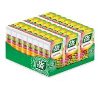 TicTac Festival - Bonbons sucrés aux fruits - Cerise, Fruit de la Passion, Citron, Fraise-Menthe, Citron Vert - 24 boites x 18g