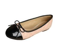 ticticlily Ballerines Femme avec Empiècement Croco Fille Ballet Flat E2 Rose 40 EU