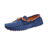 ticticlily Chaussures De Conduite Hommes Classiques Moccassins Slippers Chaussons Plats Penny Loafers Soft Comfort Boat Shoes A Bleu 41 EU