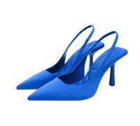 ticticlily Escarpins Femme Sandales Bout Pointu Sexy Escarpins Chaussures de Mariage à Talon Aiguille A Bleu 40 EU