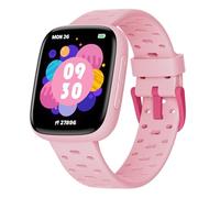 TICTIKY Montre Connectée Enfant Non APP Connectée, 1,83" Écran AMOLE Smartwatch avec Podomètre, IP68 Étanche, Surveillance Rythme Cardiaque/Sommeil, Jeux de Puzzle pour Filles Ados 6-16