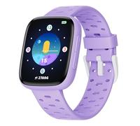 TICTIKY Montre Connectée Enfant Non APP Connectée, 1,83" Écran AMOLE Smartwatch avec Podomètre, IP68 Étanche, Surveillance Rythme Cardiaque/Sommeil, Jeux de Puzzle pour Filles Ados 6-16