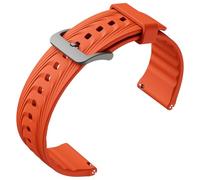 Ticwatch Bonfire Orange - 24mm Go Wild Fluororubber Watch Band