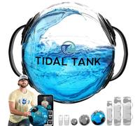 Tidal Tank - Vert - Sac de Sable Alternatif 20 kg - Sac d'eau réglable et Power Bag avec Eau - Appareil de Base et d'équilibre - Équipement de Fitness Portable de stabilité - y Compris Centre