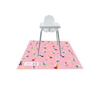 Tiddlers & Nippers Grand tapis de 130 cmx130 cm réutilisable anti-éclaboussures,imperméable, lavable en machine, antidérapant, tapis de jeu, nappe (fabuleuses fées)