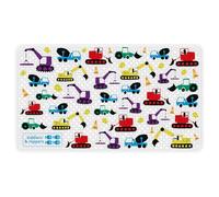 tiddlers & nippers | Tapis de Bain antidérapant | Haute qualité | Résistant à la moisissure | Ventouse Anti-dérapante Clever | Tapis de Douche pour bébé, Enfants (Diggers et camions)