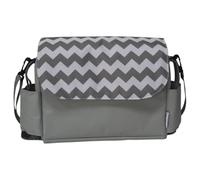 Tiddlers & Nippers Tiddler Sac de rangement universel pour poussette avec 2 porte-gobelets Motif chevrons