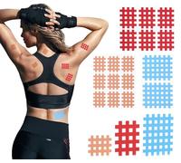 TIDEVAN 186 pièces Crosstape D'acupuncture,Set de Patch Acupuncture Tape Pansement à Grille Conception étanche en 3 Tailles Type a b c pour Acupuncture et Point Douloureux pour la Tension Musculaire