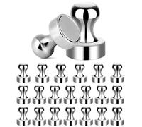 TIDEVAN 20 Aimants Puissants,Aimant Frigo Magnet 12x16mm,Mini Aimant en Néodyme Extra,Puissant Petit Aimant Neodyme Super avec Boîte de Rangement,Puissants pour Frigo Cuisine Réfrigérateur