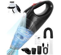 TIDEVAN Aspirateur Voiture sans Fil,9000PA Aspirateur à Main avec LED Aspirateur à Main sans Fil Rechargeable, Portable Mini Aspirateur a Main USB mit Filtre HEPA pour Nettoyage de Voiture et Maison