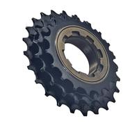 Tidevib 3 vitesses pour roue libre de vélo 18-21-24T en acier forgé à froid avec moyeu fileté britannique B1.375 x 24 avec poignée à 3 griffes