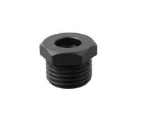 Tidevib Adaptateur de mandrin fileté pour outils de travail du bois, M33 x 3,5 à 2,5 po à 2,5 po x 8 TPI - Métal noir